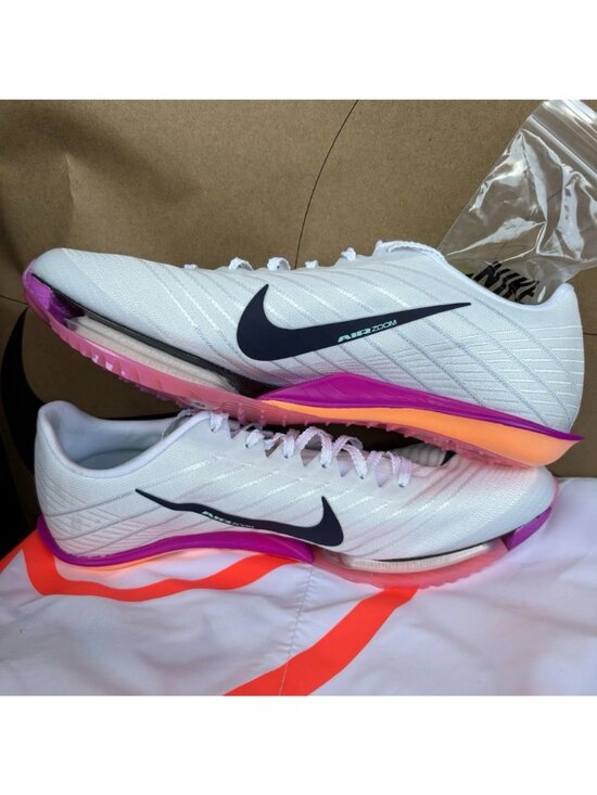 NEW Nike Maxfly 2 ‘White Multicolor’ Track Spikes FD8395-100 Men Size 13